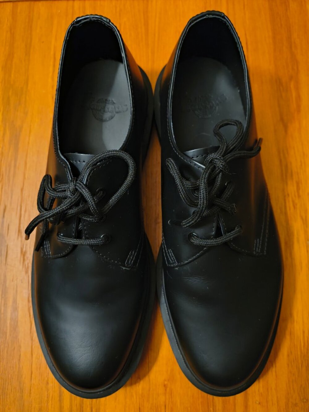 Dr Martens 1461 Mono Smooth Leather Oxford Shoes - Picture 2 of 9